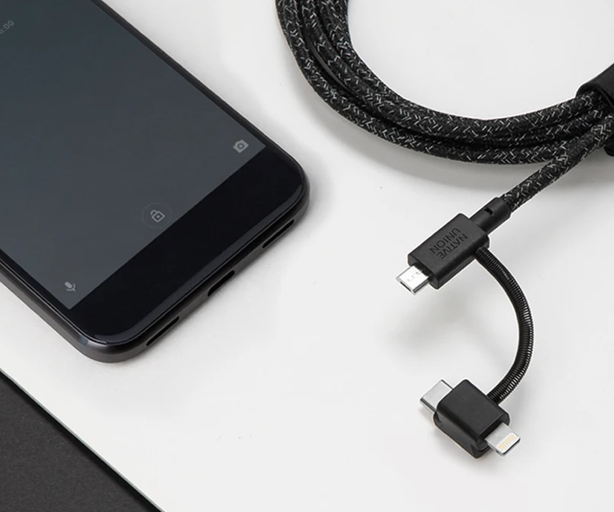 Native Union  Belt Cable Universal 3-in-1 charging cable